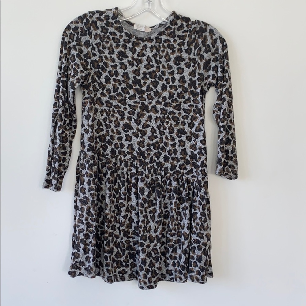 Zara Kids Girls Leopard Dress #C0034